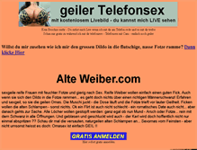 Tablet Screenshot of alte-weiber.com
